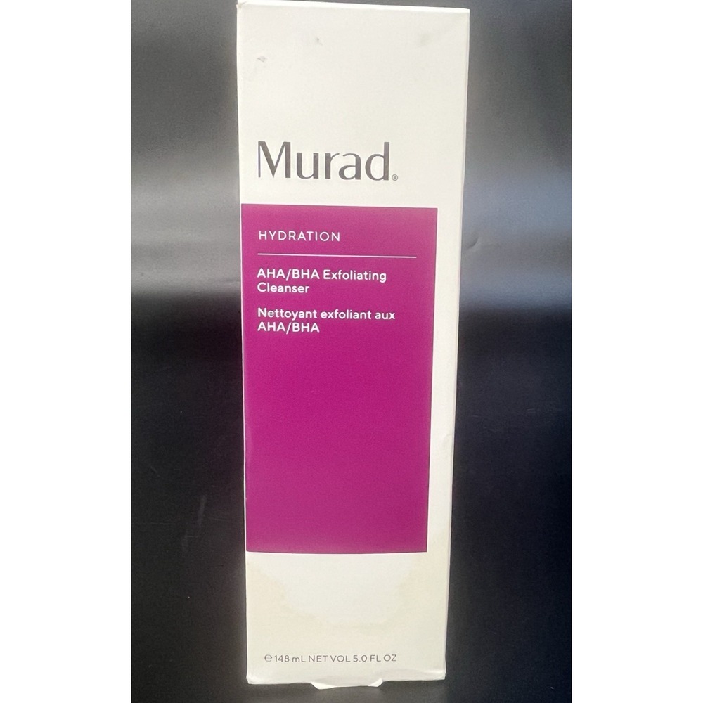 Murad AHA/BHA Exfoliating Cleanser 148ml 5oz NEW IN BOX